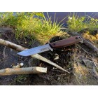 Nůž outdoorový s pevnou čepelí KIZLYAR SUPREME RedSteel General X1 - kaukazský ořech