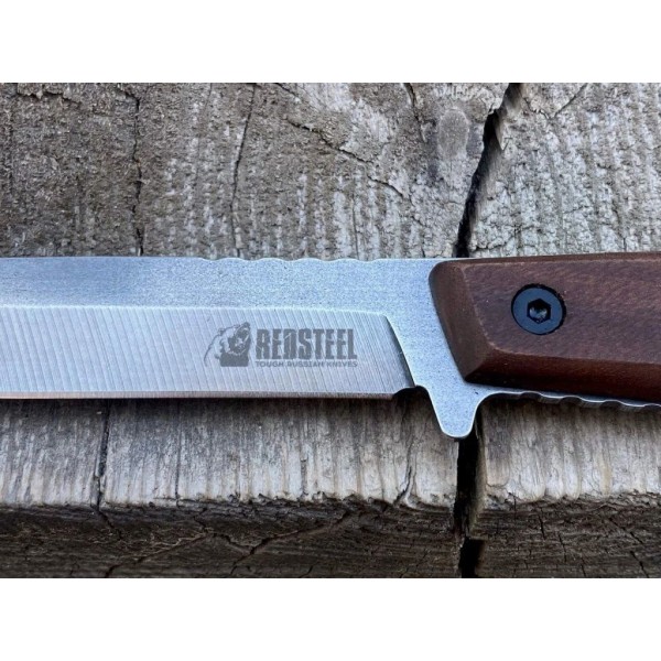 Nůž outdoorový s pevnou čepelí KIZLYAR SUPREME RedSteel General X1 - kaukazský ořech