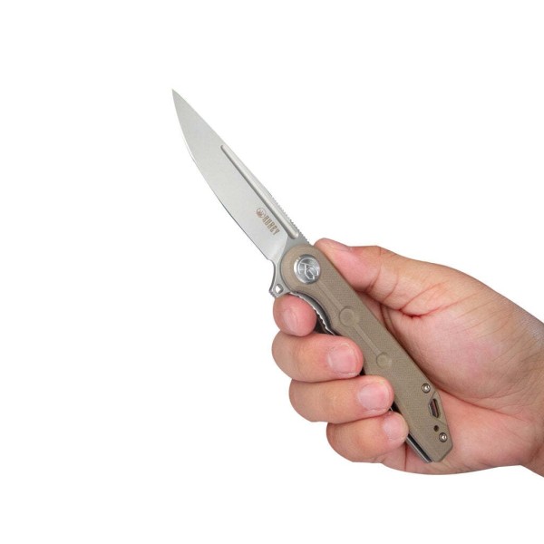 Nůž zavírací taktický KUBEY KU312H Mizo AUS10 G10 - tan