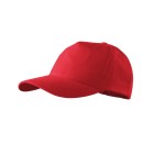 Kšiltovka baseball MALFINI 5P - červená