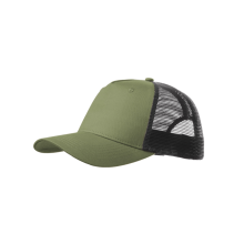 Kšiltovka MALFINI Trucker 5P - khaki