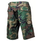 Kalhoty krátké MFH BDU short 01502T - woodland