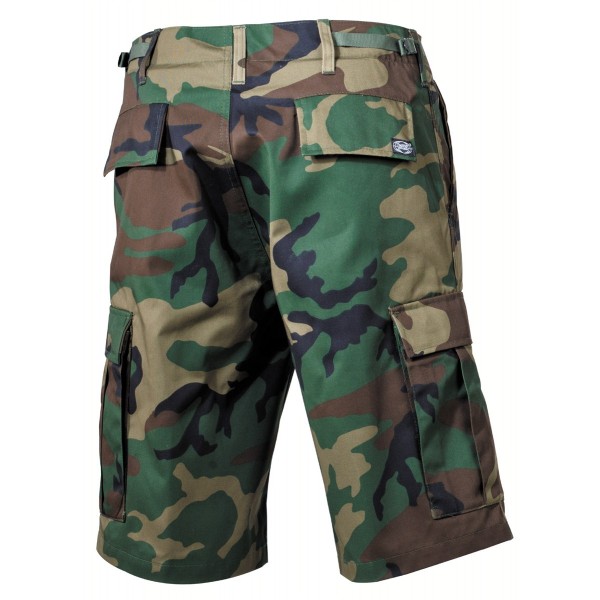 Kalhoty krátké MFH BDU short 01502T - woodland