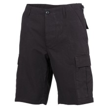 Kalhoty krátké MFH BDU short RIP/STOP 01512A - černé