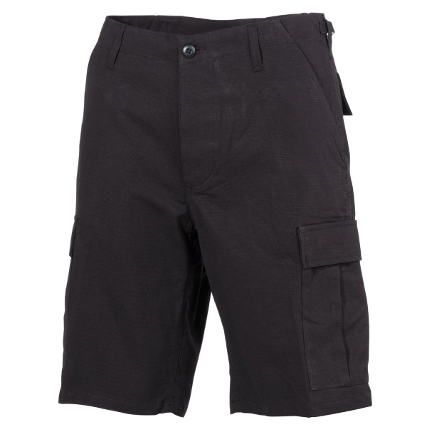 Kalhoty krátké MFH BDU short RIP/STOP 01512A - černé