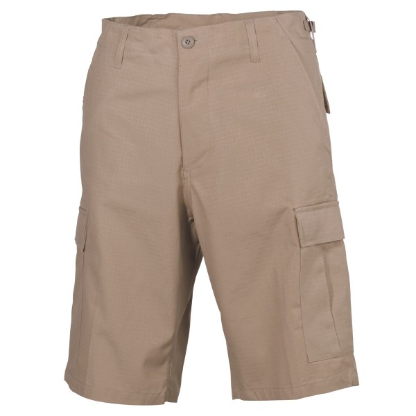 Kalhoty krátké MFH BDU short RIP/STOP 01512F - béžové