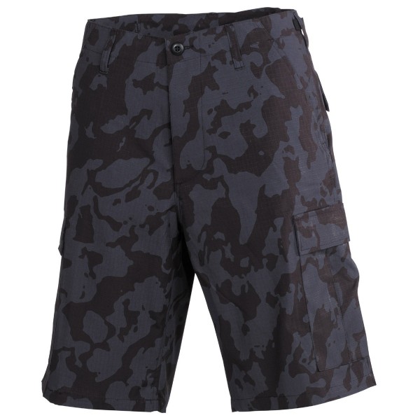 Kalhoty krátké MFH BDU short RIP/STOP 01512K - night camo