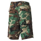 Kalhoty krátké MFH BDU short RIP/STOP 01512T - woodland