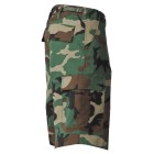 Kalhoty krátké MFH BDU short RIP/STOP 01512T - woodland