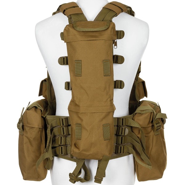Vesta taktická s 12 taštičkami MFH 30993R - coyote tan