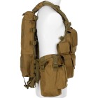 Vesta taktická s 12 taštičkami MFH 30993R - coyote tan