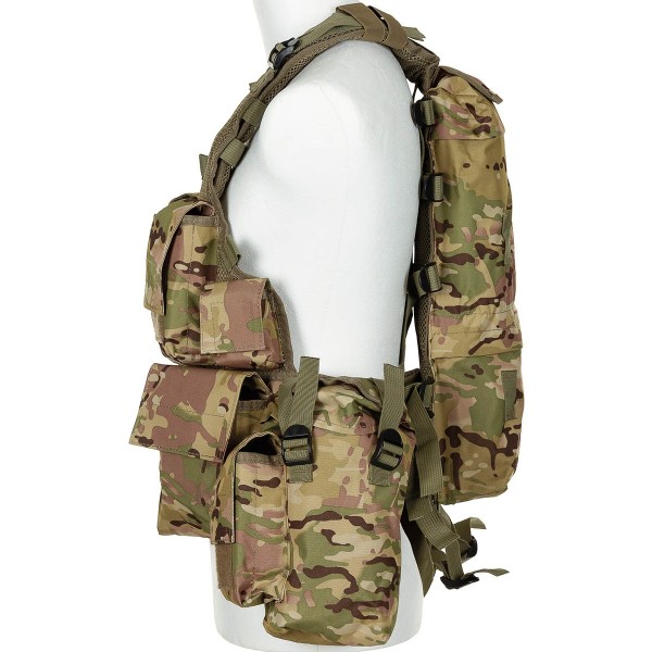 Vesta taktická s 12 taštičkami MFH 30993X - operation camo