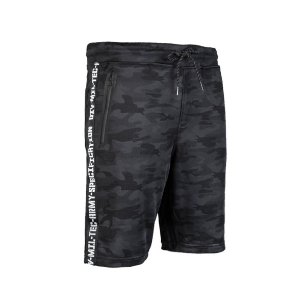 Kalhoty krátké tréninkové MIL-TEC short - dark camo