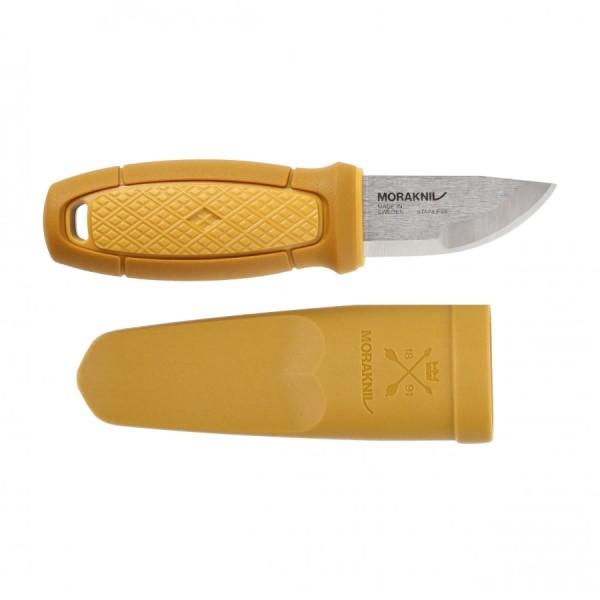 Nůž outdoorový s pevnou čepelí MORAKNIV Eldris Neck Knife Kit Stainless Steel - žlutý