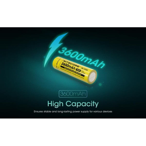 Akumulátor NITECORE NL1836 18650 Li-ion 3,6V - 3600mAh