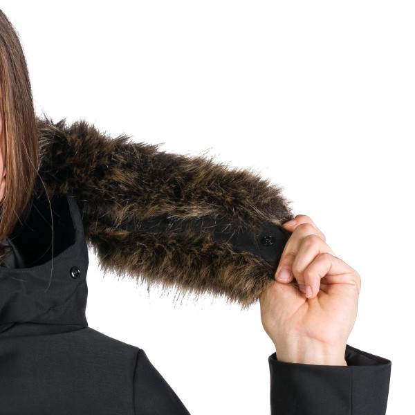 Bunda dámská NORTHFINDER Jacquelyn lehká polopřiléhavá - černá