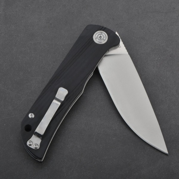 Nůž zavírací taktický CH KNIVES 3001 G10 BK D2 - černý