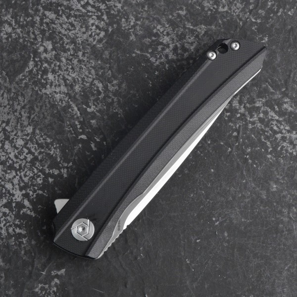 Nůž zavírací taktický CH KNIVES 3001 G10 BK D2 - černý