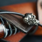 Nůž lovecký s pevnou čepelí DELLINGER Snake Fog 8" - damaškový