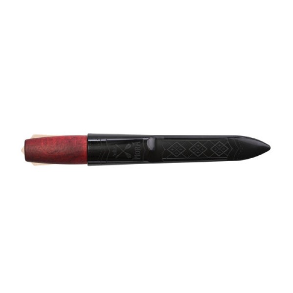 Nůž outdoorový s pevnou čepelí MORAKNIV Classic No.2 s dřevěnou rukojetí - červený