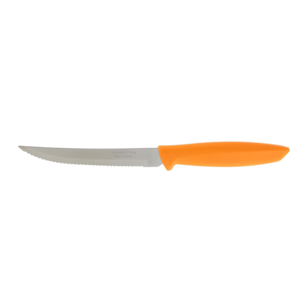 Nůž kuchyňský steakový TRAMONTINA Plenus 12,5cm - oranžový