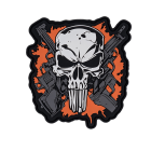 Patch 101INC Punish Skull Crossed Guns 3D