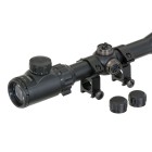 Puškohled PCS 3-9x40E podsvícený, s montáží 22mm - černý