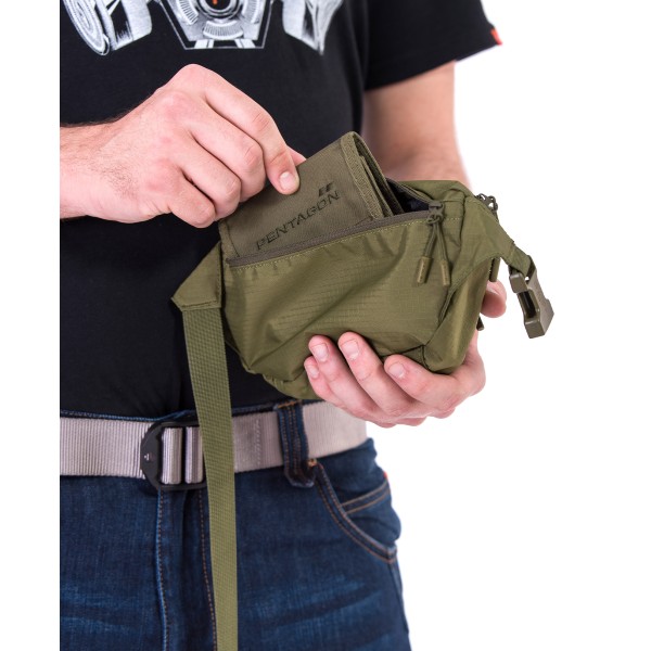 Ledvinka na zbraň PENTAGON Minor Travel Pouch - olivová