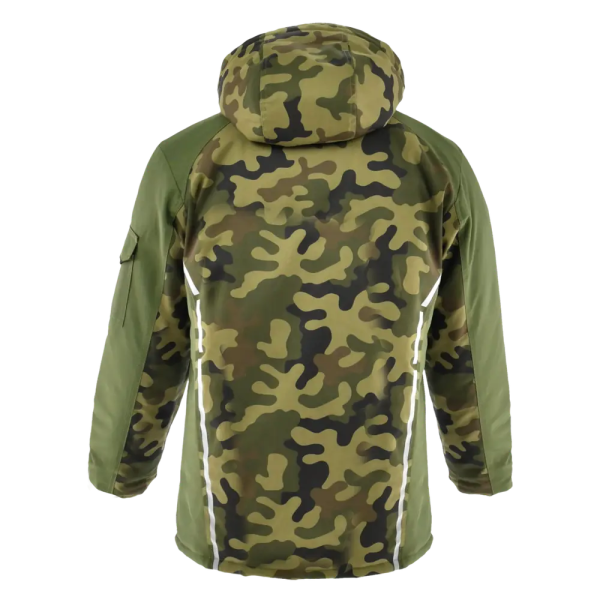 Bunda zateplená dlouhá SARA WORKWEAR Standard Winter - PL camo