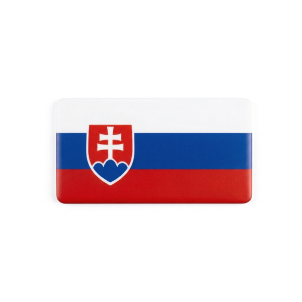 Nálepka SLOVENSKO malá - 60x75 mm