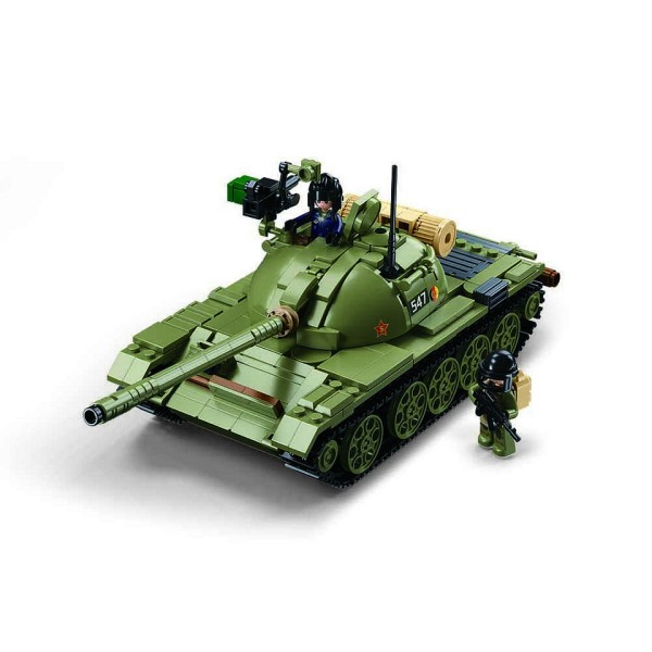 Stavebnice SLUBAN Tank T-54 M38-B1135 3v1