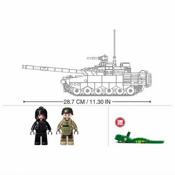 Stavebnice SLUBANTank T-80BVMS M38-B1178