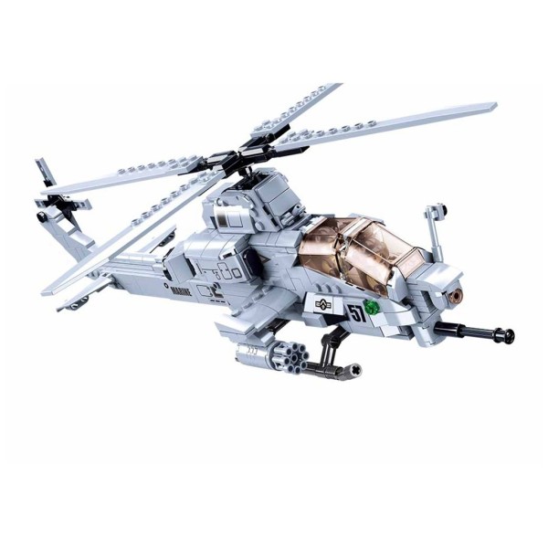 Stavebnice SLUBAN M38-B0298 - útočná helikoptéra