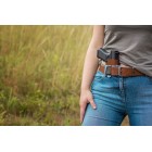 Pouzdro opaskové kožené FALCO Multifit IWB/OWB AM02-2215 pravé - hnědé