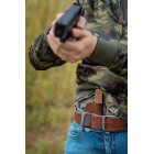 Pouzdro opaskové kožené FALCO Multifit IWB/OWB AM02-2215 pravé - hnědé