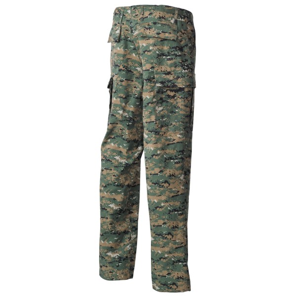 Kalhoty MFH BDU RIP/STOP 01334S - digital woodland