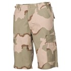 Kalhoty krátké MFH BDU short RIP/STOP 01512Z - poušť 3F