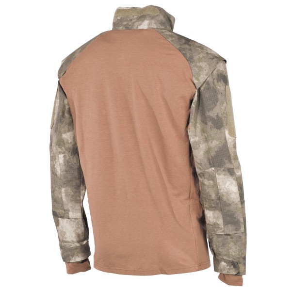 Košile taktická MFH US Tactical 02611P se suchým zipem - HDT camo