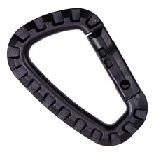 Karabina plastová 101 INC 8,5x5,5cm - černá