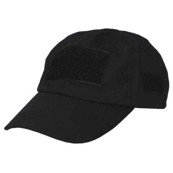 Kšiltovka se suchým zipem MFH 10263A - černá