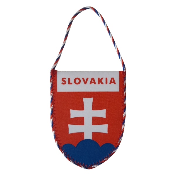 Erb stolní SLOVENSKO 9x7cm - červený