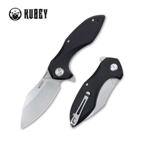 Nůž zavírací taktický KUBEY Noble KU236A D2 - černý