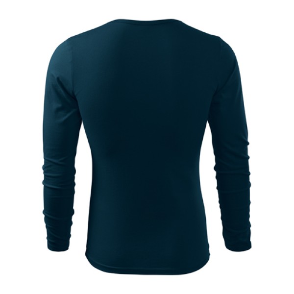 Triko s dlouhým rukávem MALFINI Fit-T Long 160g - navy modré