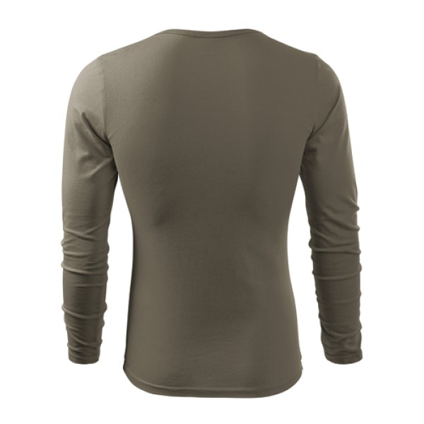 Triko s dlouhým rukávem MALFINI Fit-T Long 160g - army