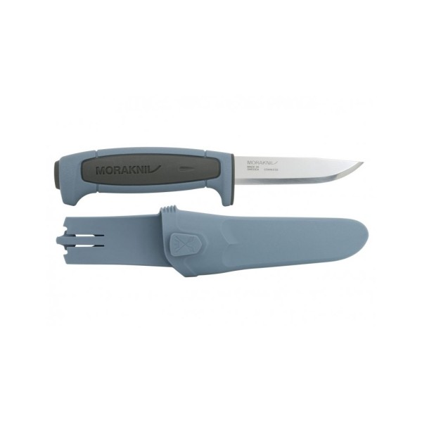 Nůž outdoorový s pevnou čepelí MORAKNIV Basic 546 Stainelss Steel - šedý
