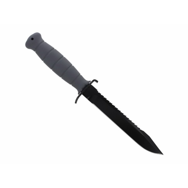 Nůž armádní s pevnou čepelí GLOCK mod.81 s pilkou - grey