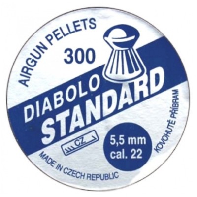 Ďábelky Standard 0,930g, kal. 5,5mm, 300ks - oblé