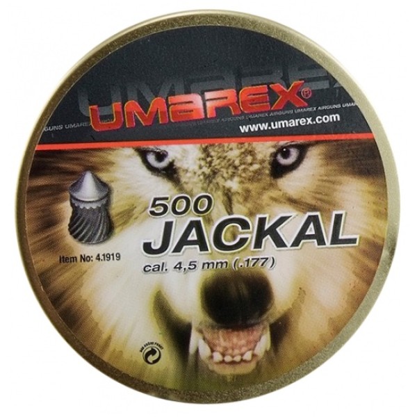 Ďábelky UMAREX Jackal 0,530g, kal. 4,5mm, 500ks - špičaté