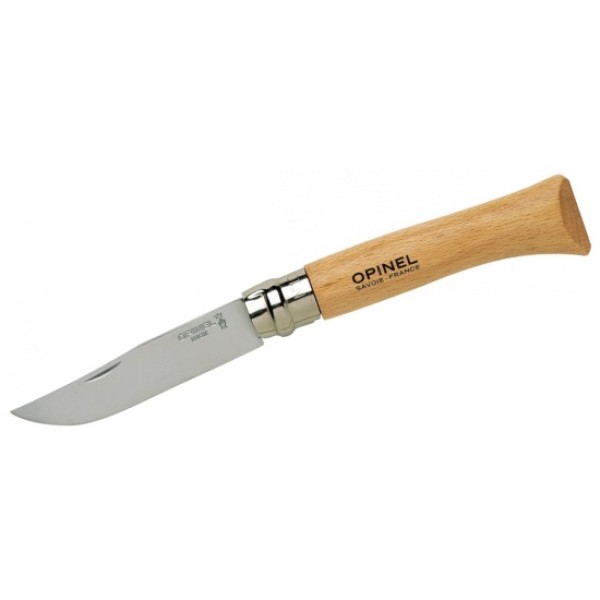 Nůž zavírací OPINEL N°10 INOX - buk