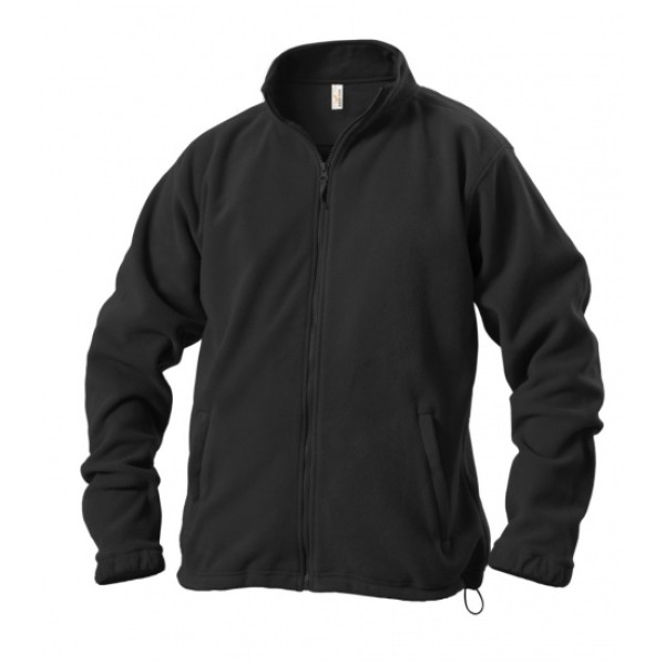 Mikina fleece FOX - černá